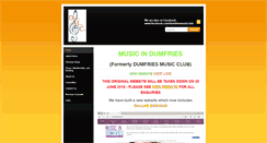 Desktop Screenshot of dumfriesmusicclub.com